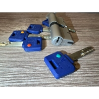 Цилиндровый механизм с защитой от перелома Athena Lock 90(45/45) Ключ/Вертушка