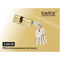 Цилиндровый механизм DAMX Перфо Ключ+Ключ C40/30