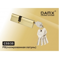 Цилиндровый механизм DAMX Перфо Ключ+Ключ C55/35