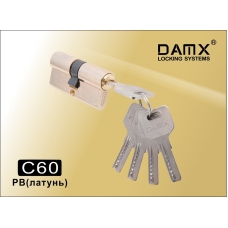 Цилиндровый механизм DAMX Перфо Ключ+Ключ C60
