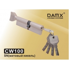 Цилиндровый механизм DAMX Перфо Ключ+Вертушка CW100