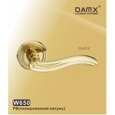 Ручка DAMX-R на круглой накладке W650