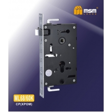 Замок врезной MSM Locks Универсальный для металлических дверей ML68/60 K
