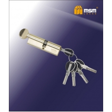 Цилиндровый механизм MSM Locks Перфорированный Ключ+Вертушка CW50/40