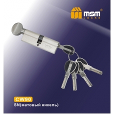 Цилиндровый механизм MSM Locks Перфорированный Ключ+Вертушка CW90