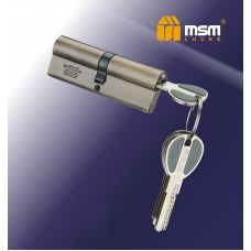 Цилиндровый механизм с повышенной защитой MSM Locks Перфорированный Ключ+Ключ S100