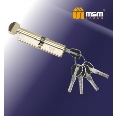 Цилиндровый механизм с повышенной защитой MSM Locks Перфорированный Ключ+Вертушка SW120
