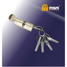 Цилиндровый механизм с повышенной защитой MSM Locks Перфорированный Ключ+Вертушка SW80