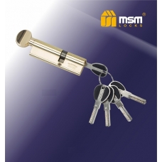 Цилиндровый механизм с повышенной защитой MSM Locks Перфорированный Ключ+Вертушка SW60/40