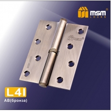 Петли стальные съемные MSM Locks L4I Левая 