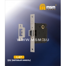 Механизм врезной сантехнический MSM Locks Защелка L47