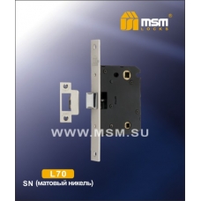Механизм врезной сантехнический MSM Locks Защелка L70