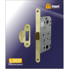Механизм врезной сантехнический MSM Locks Защелка с пластиковым язычком L96P