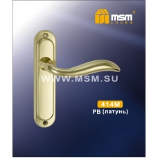 Ручка MSM Locks межкомнатная на планке 414M