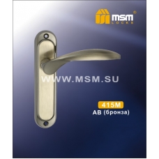 Ручка MSM Locks межкомнатная на планке 415M