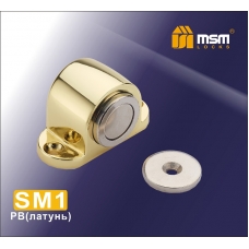 Ограничитель дверной напольный MSM Locks магнитный SM1