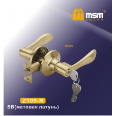 Ручка-защелка MSM Locks фалевая с ключом Z109-R