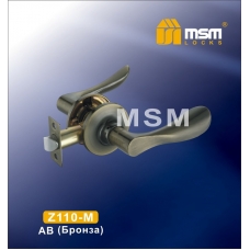 Ручка-защелка MSM Locks фалевая межкомнатная Z110-M