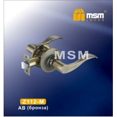 Ручка-защелка MSM Locks фалевая межкомнатная Z112-M