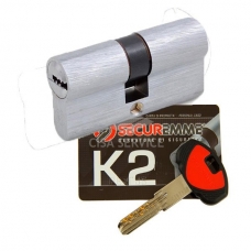 Цилиндровый механизм Securemme K2 с перекодировкой 80(30/50) Ключ/Ключ